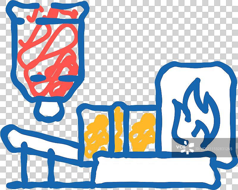 干燥浓缩铜图标涂鸦图片素材