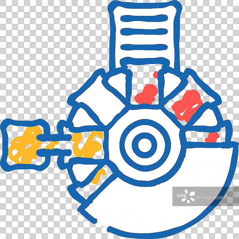 铜冶炼厂铸造阳极图标涂鸦图片素材