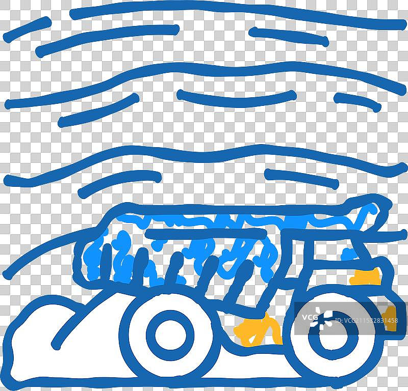 露天采矿铜生产图标涂鸦图片素材