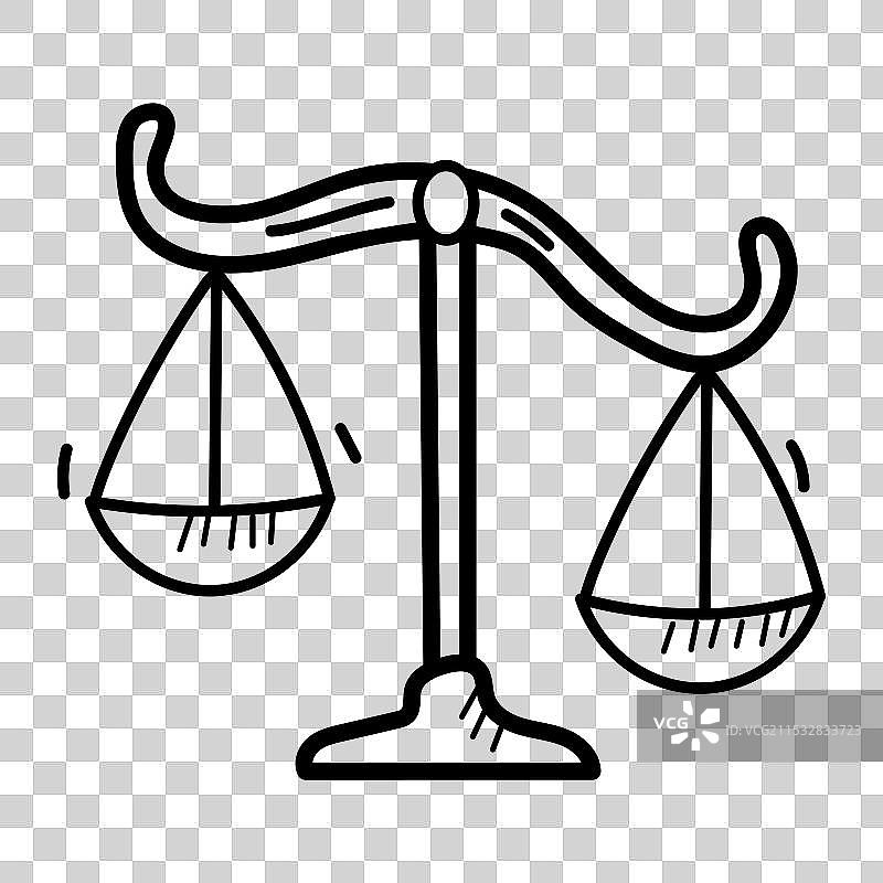 平衡秤图片素材