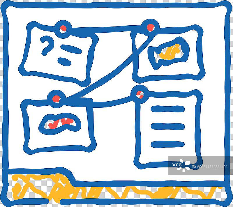 犯罪调查图标涂鸦图片素材