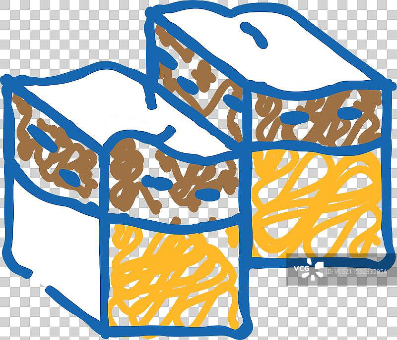 地震灾害图标涂鸦图片素材