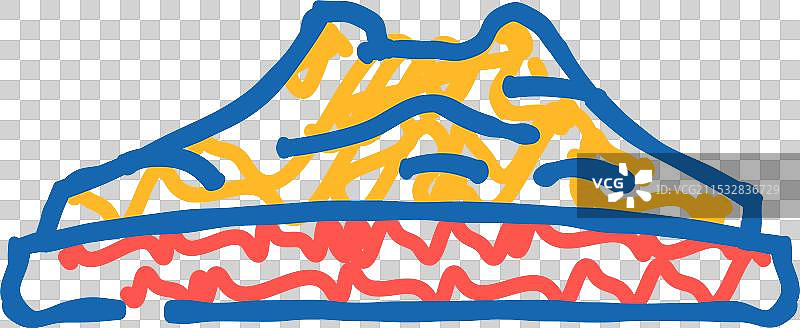 火星奥林帕斯山火山图标涂鸦图片素材