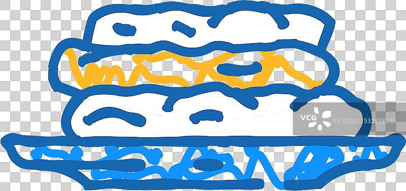 花生酱饼干食品小吃图标涂鸦图片素材