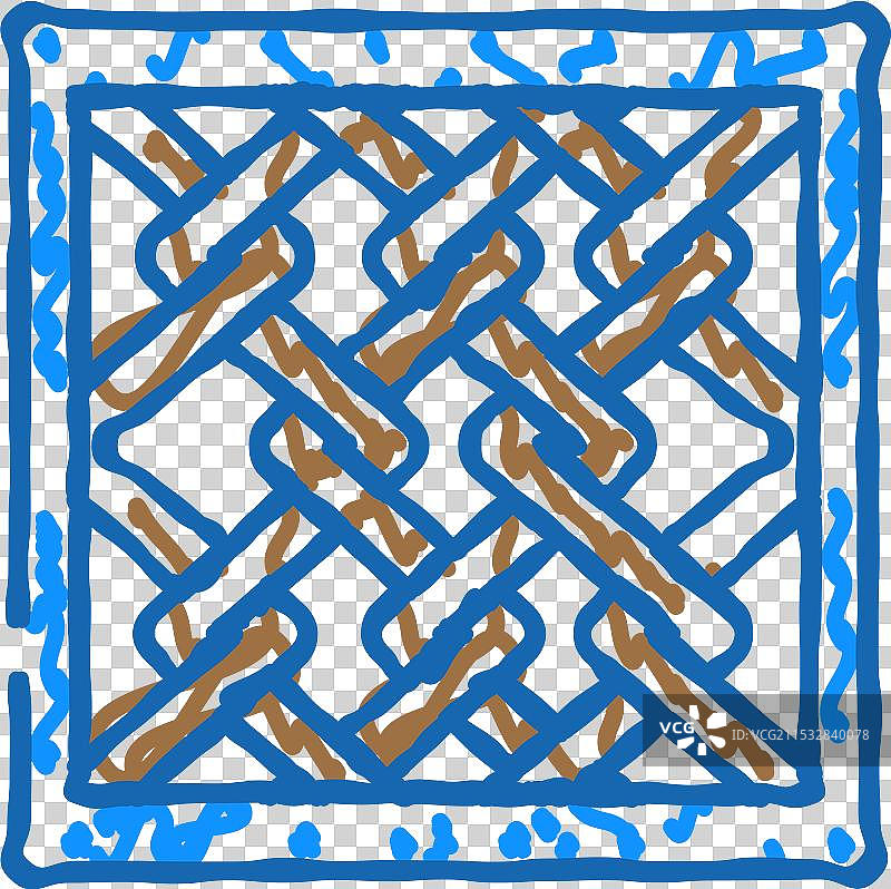 钢筋网土木工程师图标涂鸦图片素材