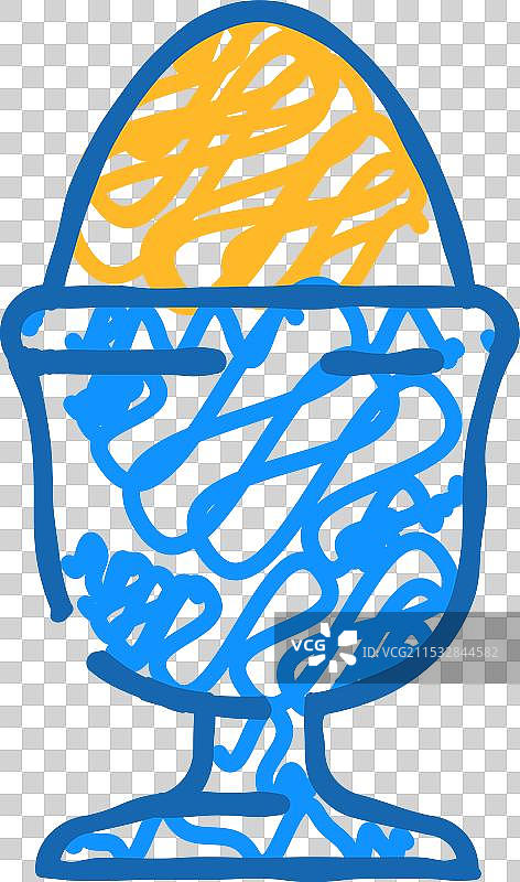 煮鸡蛋鸡场食品图标涂鸦图片素材