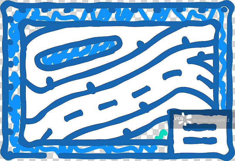 地质勘测采矿图标涂鸦图片素材