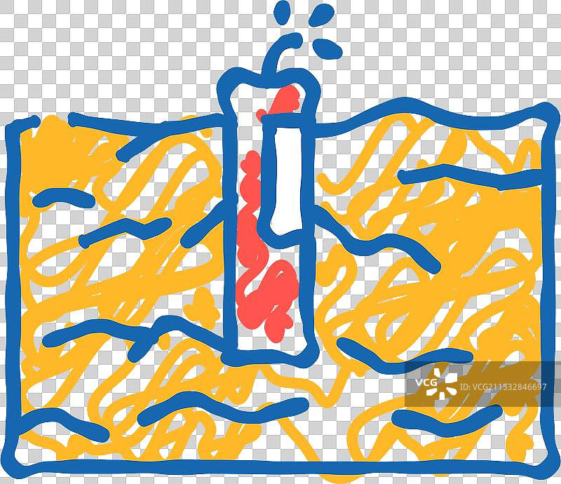 岩石爆破采矿图标涂鸦图片素材