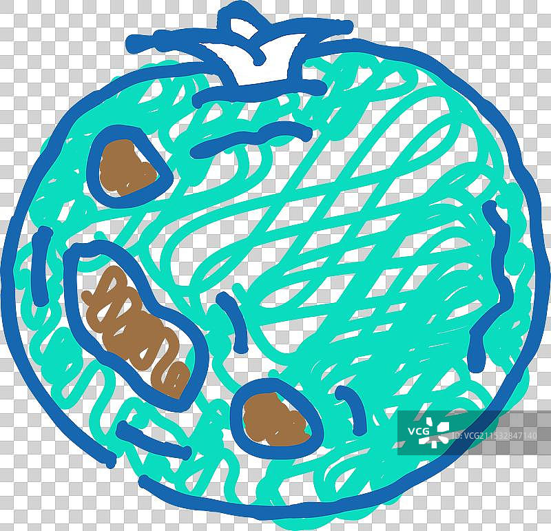 腐烂番茄食品图标涂鸦图片素材