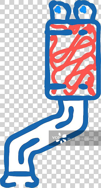 汽车修理工图标涂鸦 - 消声器修理图片素材