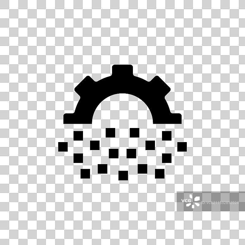 数字化转型图标，背景为白色图片素材