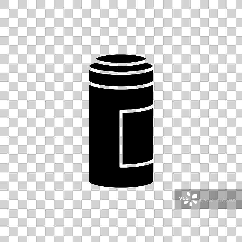 处方瓶图标，背景为白色图片素材