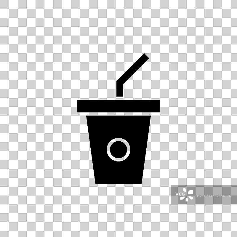 飞溅杯图标，背景为白色图片素材