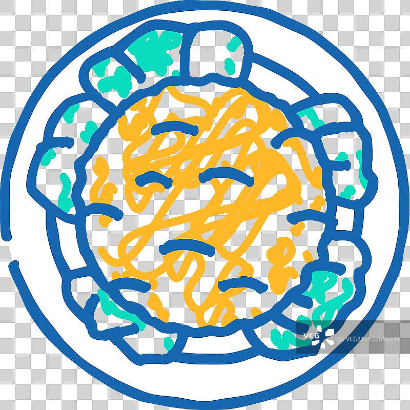 土耳其美食图标涂鸦图片素材