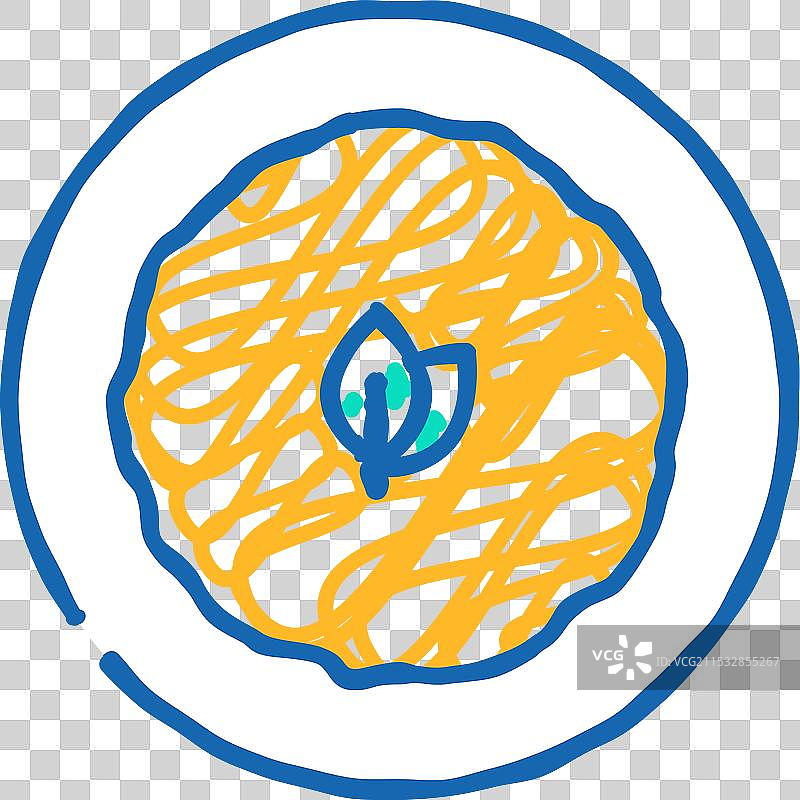 土耳其美食图标涂鸦：艾佐格林汤图片素材