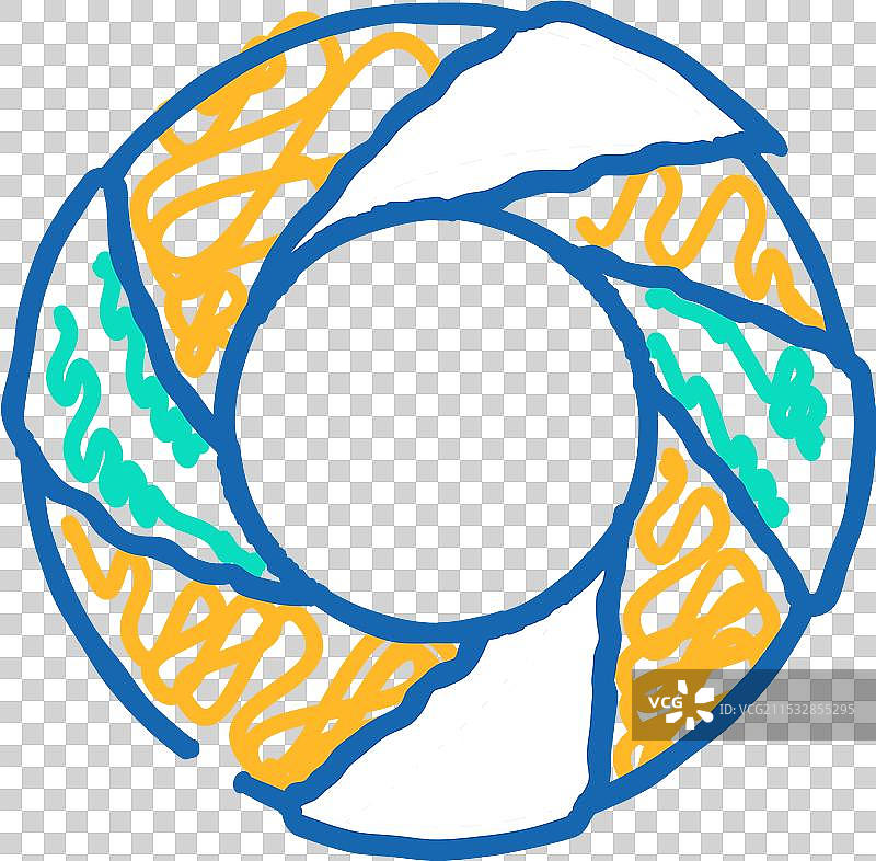 土耳其芝麻贝果美食图标涂鸦图片素材