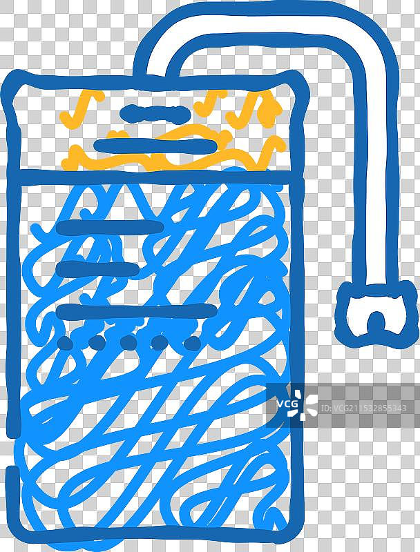 锂离子电池图标涂鸦图片素材