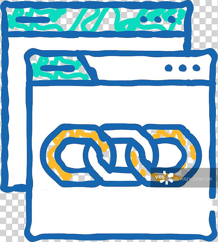 规范化 SEO 图标涂鸦图片素材