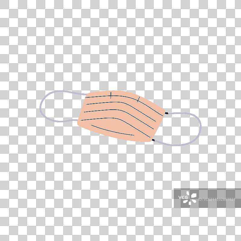 用于安全呼吸的外科口罩医疗工具图片素材