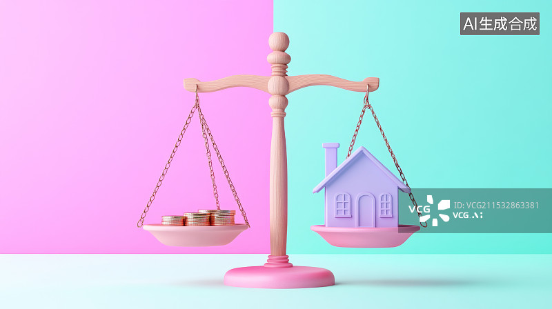 【AI数字艺术】住房公积金，金融市场，金融杠杆，投资，证券图片素材