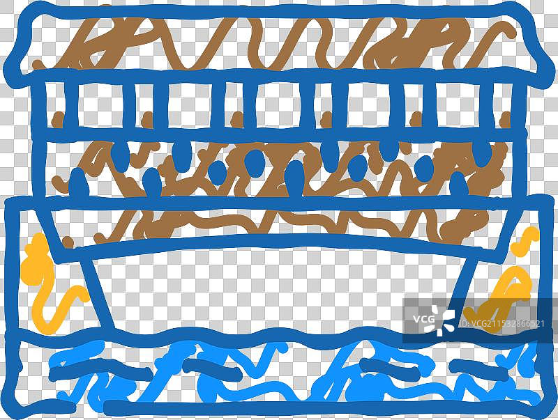 覆盖桥图标涂鸦图片素材