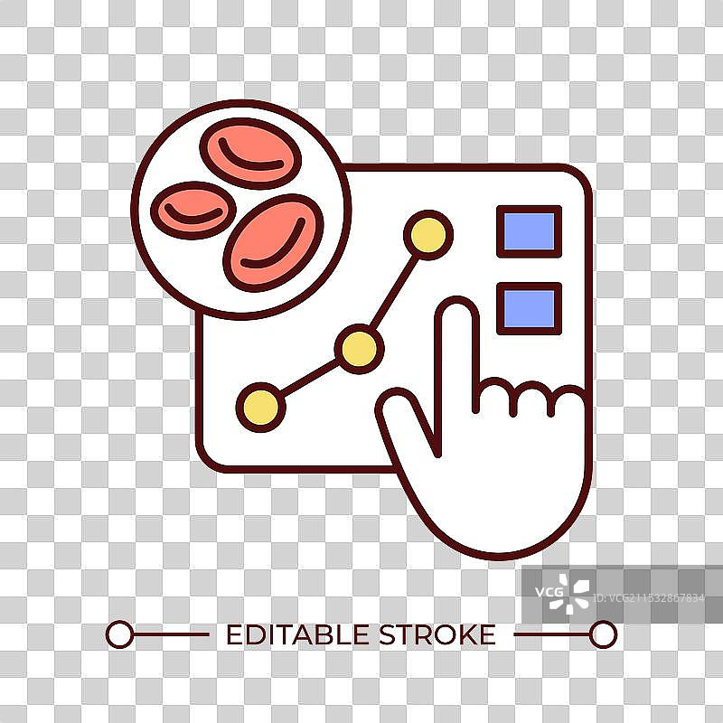 红细胞图示 RGB 颜色图标图片素材