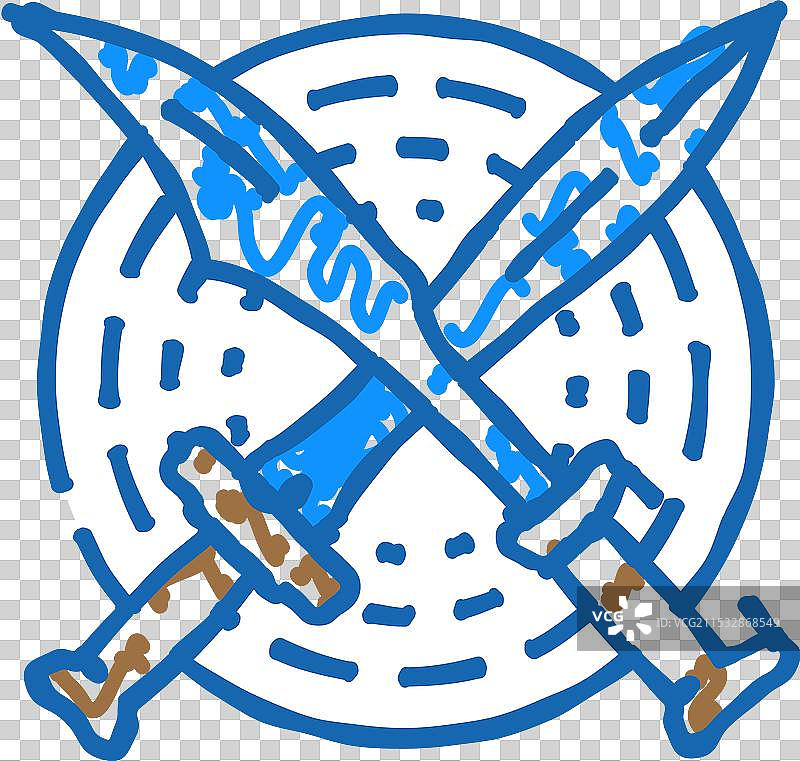 士兵徽章罗马希腊图标涂鸦图片素材