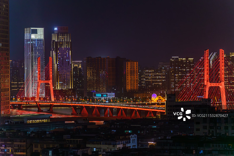 滕王阁夜景图片素材