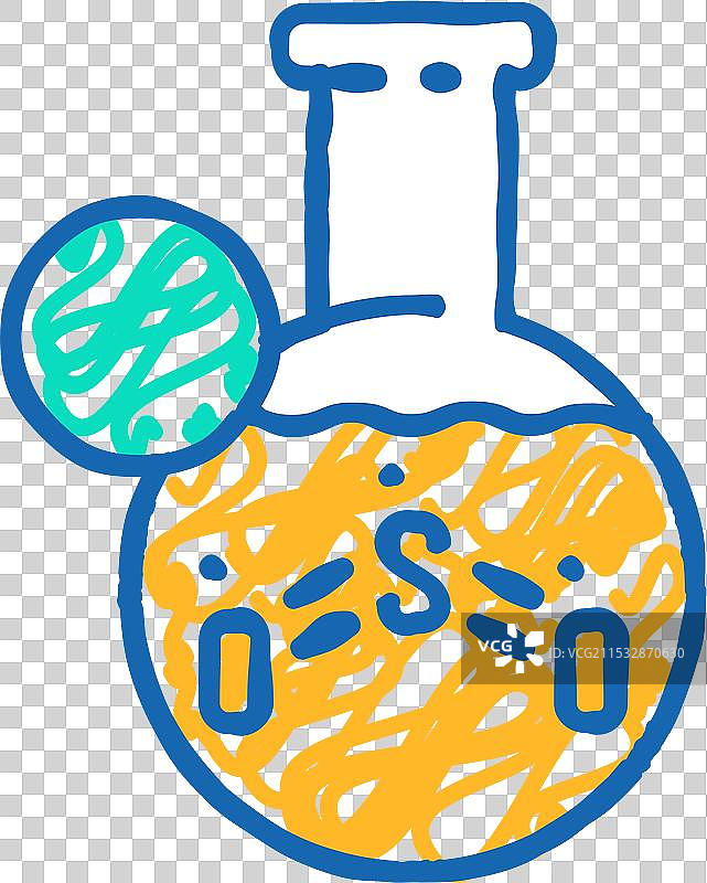 无亚硫酸盐过敏原食品图标涂鸦图片素材