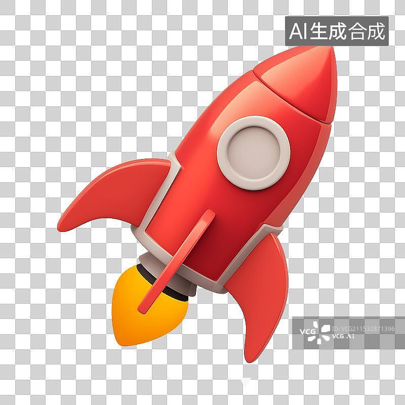 【AI数字艺术】创新的，飞船，火箭，3d，宇宙飞船图片素材