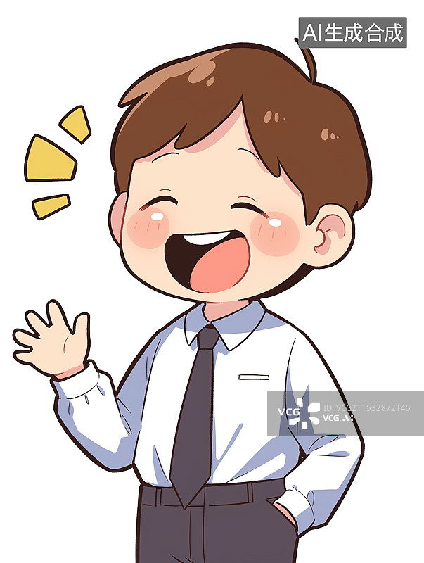 【AI数字艺术】穿西装的男性图片素材