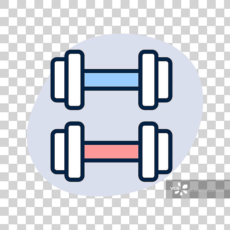 哑铃图片素材