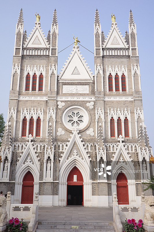 西什库教堂图片素材