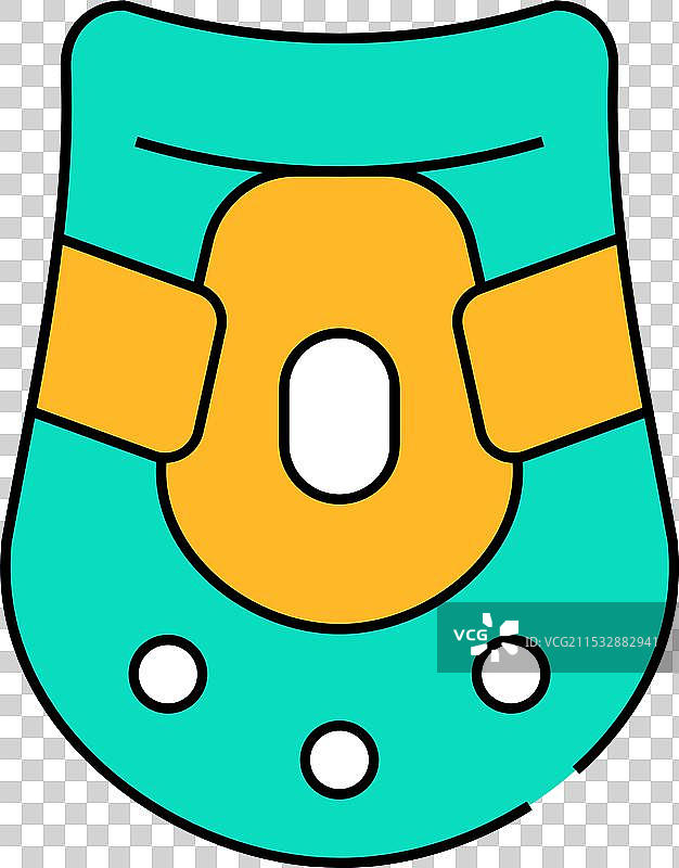 颈托图标颜色图片素材