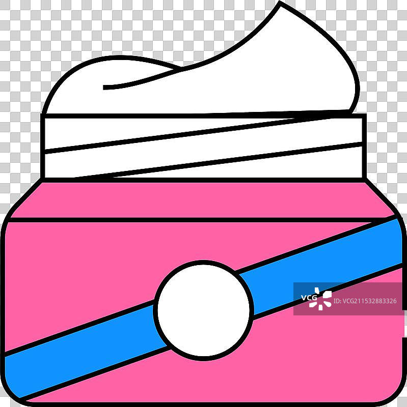 防晒霜容器图标颜色图片素材