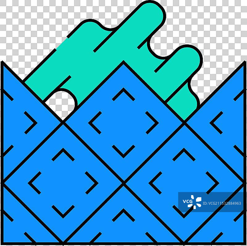 铺设瓷砖图标颜色图片素材