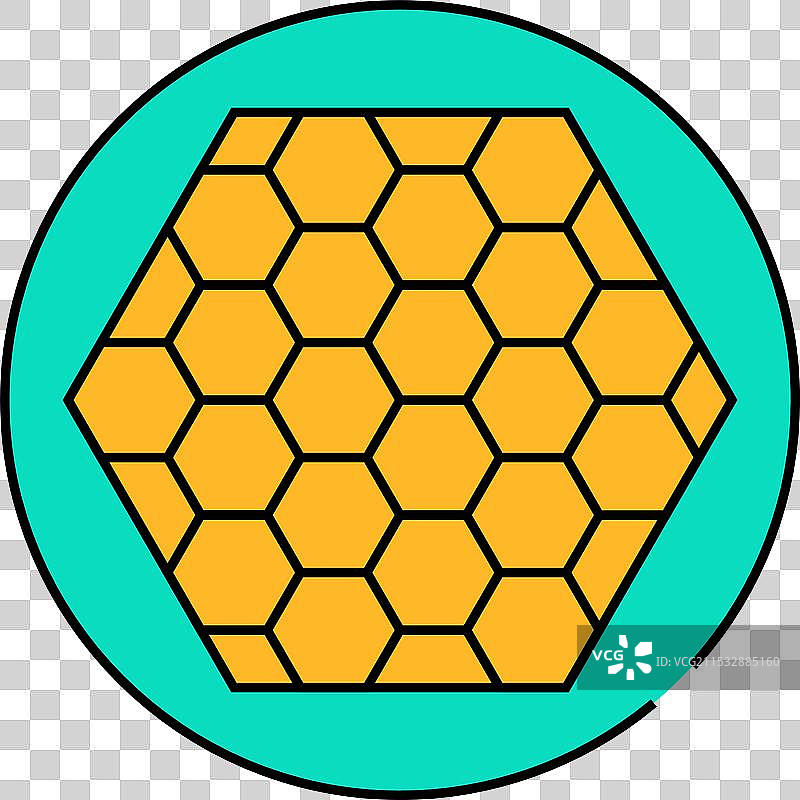 核反应堆与燃料棒图标彩色图片素材