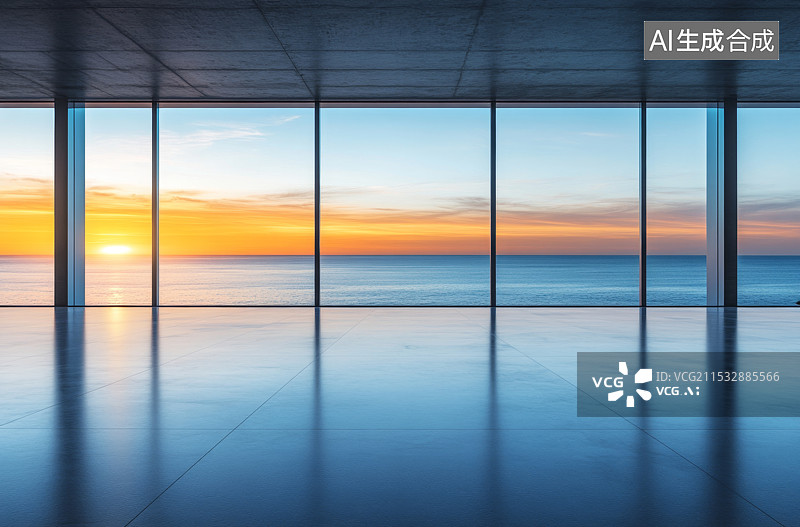 【AI数字艺术】现代展厅建筑外立面图片素材