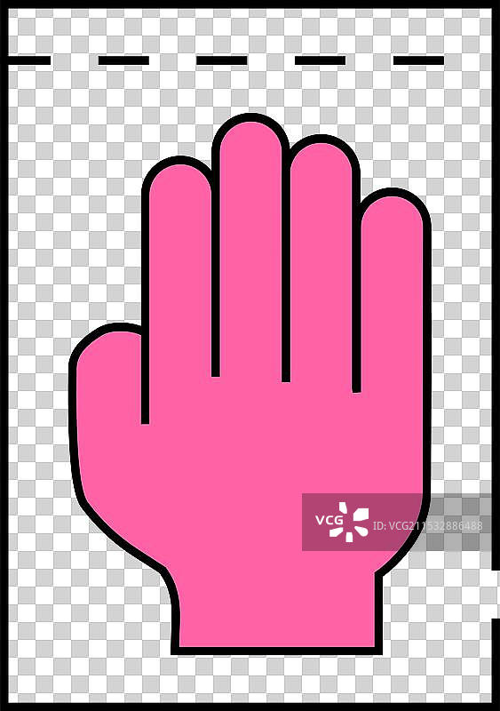 医用手套标志图标 彩色图片素材