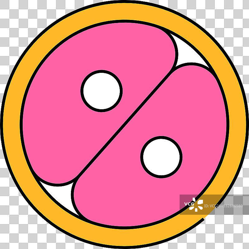 细胞分裂符号图标颜色图片素材