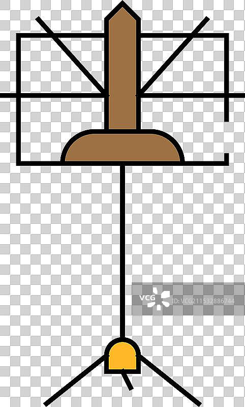 音乐架图标颜色图片素材