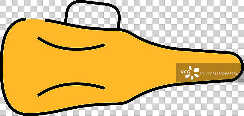 小提琴盒图标 彩色图片素材