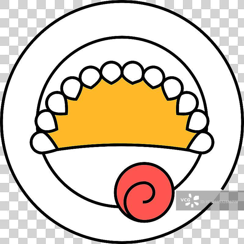 墨西哥炸饼图标彩色图片素材