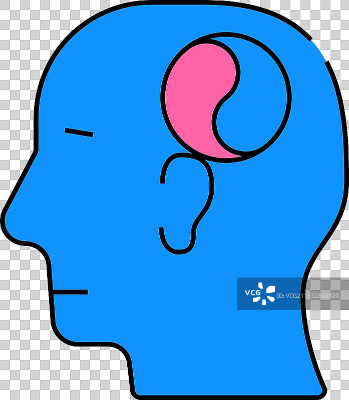 平衡心理学图标颜色图片素材