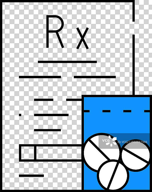艾滋病HIV的医疗处方和药物图片素材