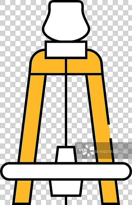 踢轮陶艺设备图标彩色图片素材