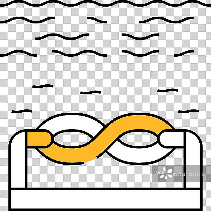 水下潮汐发电厂图标图片素材