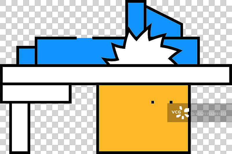 锯片面板机器图标颜色图片素材