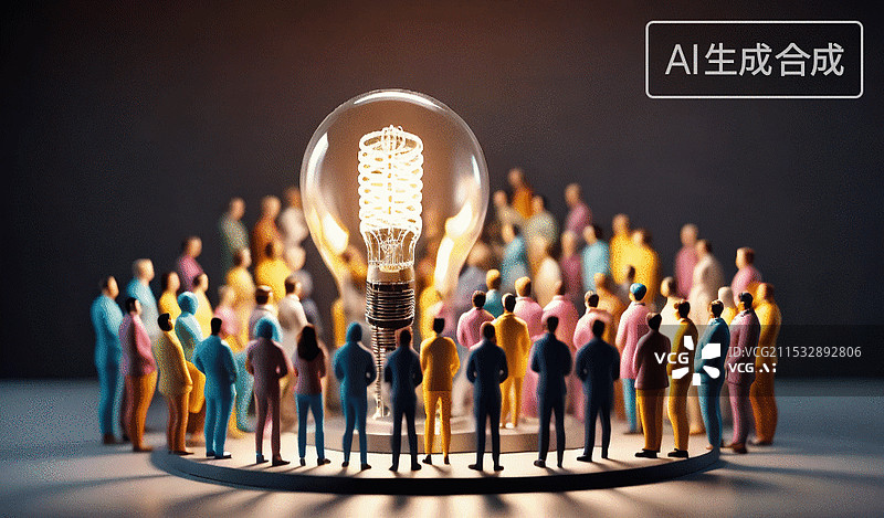 【AI数字艺术】创意团队图片素材