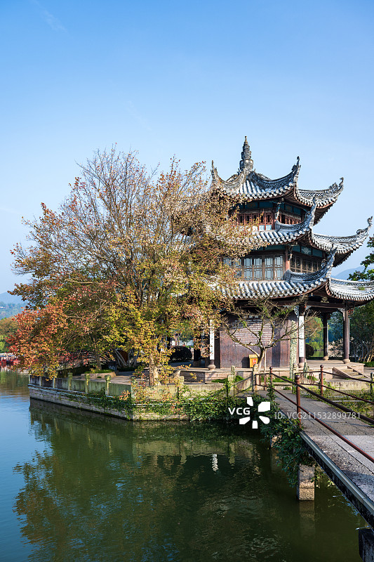 湖心亭图片素材